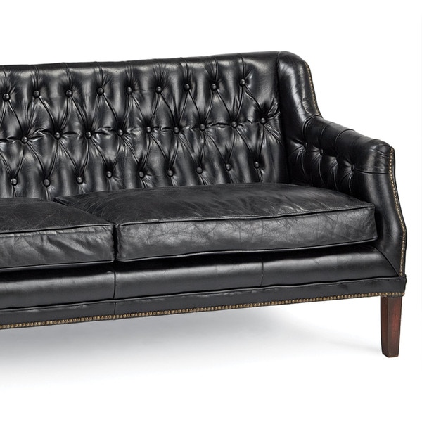 Leather Equestrian Sofa